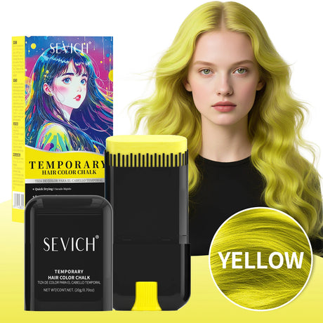 SEVICH 8 Colors Hair Color Dye Stick For Men and Women Halloween One-Time Hair Colour Wax Hair Salon Hair Care Styling Products