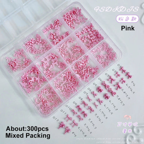 Conch Shell Coconut Tree Mermaid Tail Star Butterfly Heart Rhinestone Bowknot Christmas Snowflake Nail Art Accessory Decorations