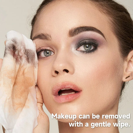 30pcs Of Makeup Remover Wipes For Face,Moisturizing&Gentle,Deep Cleansing Without Noresidue,Individually Packaged,Disposable Use