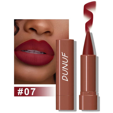 9 Colors Gradient Lip Liner Matte Black Brown Velvet Lipstick Waterproof Non Sticky Contouring Tint Lipliner Crayon Lip Makeup