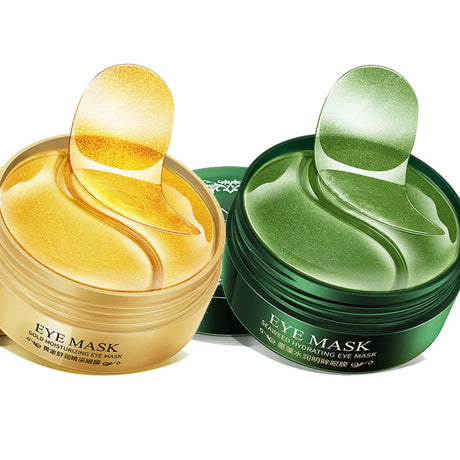 120pcs/2box Seaweed 24K Golden Collagen Eye Mask Anti Dark Circles Eye Bag Remover Moisturizing Anti-aging Eye Patches Skin Care