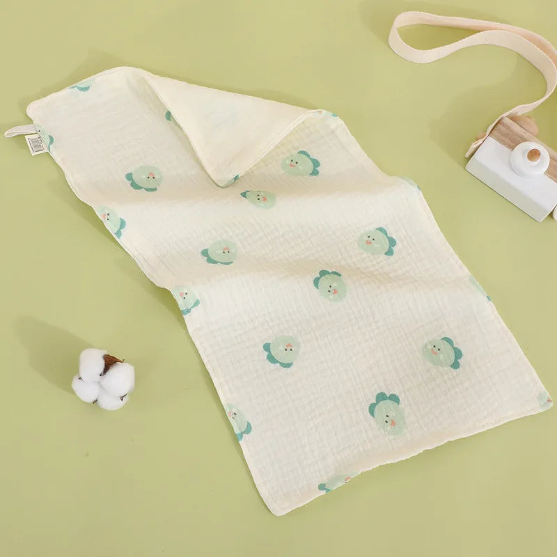 25x50cm Baby Six-layer Pure Cotton Gauze Small Towel Face Towel Square Towel Mouth Towel Baby Washcloth