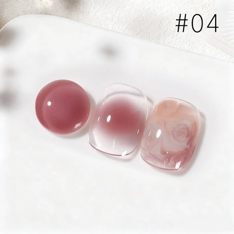 MIANEL 10ML Pure Desire Blush Jelly Gel Nail Polish 2026 New Ice Clear Nude Clear Nail Polish Pink Nails 1-9pcs