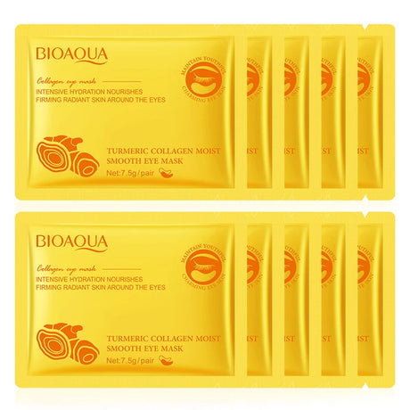 BIOAQUA Snail Crystal Collagen Eye Mask Anti Dark Circles Anti-Wrinkles Moisturizing Whitening Anti-Aging Eye Patches Skin Care