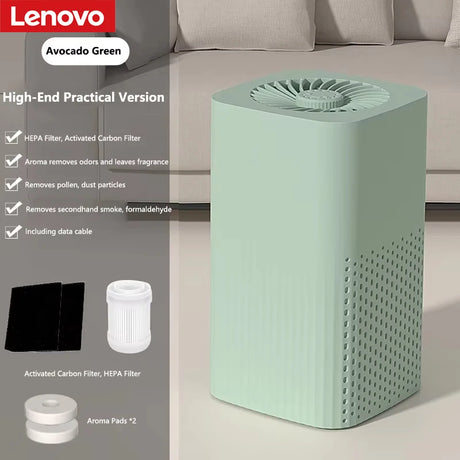 Lenovo Smart Air Purifier Desktop Air Cleaner 360°Air Intake Eliminate Formaldehyde Smoke Dust Quickly Removes Odors Low Noise