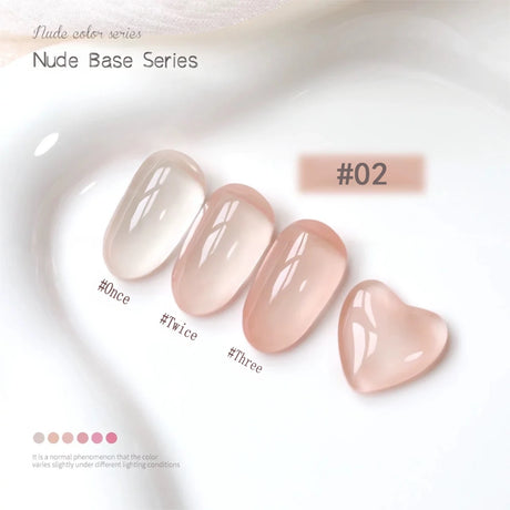 MIANEL 10ML Pure Desire Blush Jelly Gel Nail Polish 2026 New Ice Clear Nude Clear Nail Polish Pink Nails 1-9pcs
