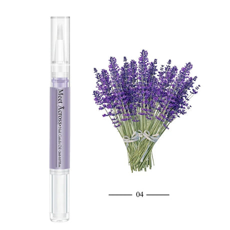Nail Nutrition Oil Pen Nail Strengthener for Thin Nails And Growth 6 Smells Nail Treatment Cuticle Revitalizer Oil Manicure Nail
