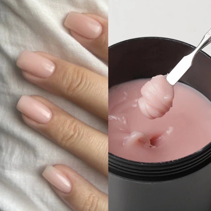 MSHARE 250g Clear Acrylic Gel Hard Gel For Nail Extension Pink Nude White Acrygel Hema TPO Free Builder Nail Gel French Nail Art