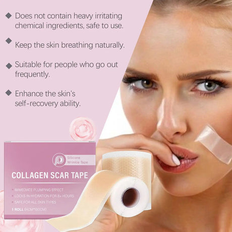 Silicone Scar Patch 4x150cm Waterproof Keloid Removal Strip Effective Scar Therapy Self-Adhesive Tape for Surgical Acne Burn