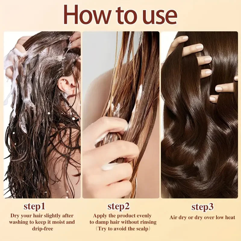 Collagen Hair Care Deep Repair Conditioning Moroccan Argan Oil Hair Mask EssenceFor Dry Damaged Hair Repair Revitalize Hair Care