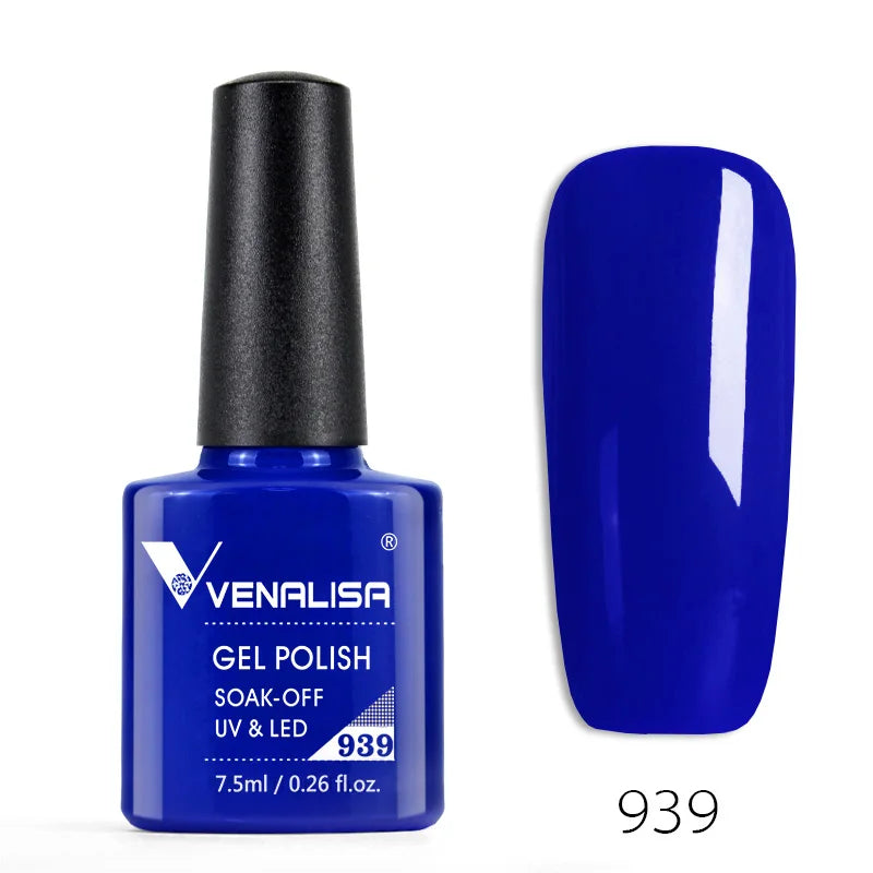 Venalisa 7.5ml Fashion Shiny Soak Off UV Gel Nail Gel Polish Cosmetics Nail Art Manicure Nails Gel Polish Tips Nail Varnish
