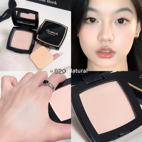 Long Lasting Matte Setting Powder Oil Control Pore Minimizing Flawless Makeup Portable Facial Powder for Smooth Skin Finish