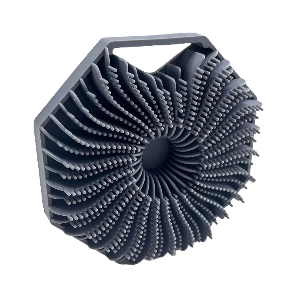 Silicone Exfoliating Body Loofah Bath Massage Shower Scrubber Spa Brush