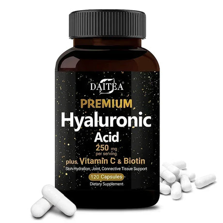 Premium Hyaluronic Acid Supplement with Vitamin C and Biotin - Promote Metabolism, Promote Skin Health, Improve Skin Wrinkles