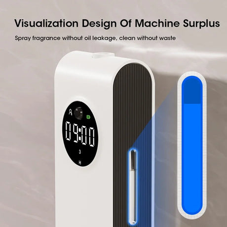 Automatic Sensor Aromatherapy Machine Wall-Mounted Fragrance Usb Rechargeable Deodorant Home Fragrance With Clock Function