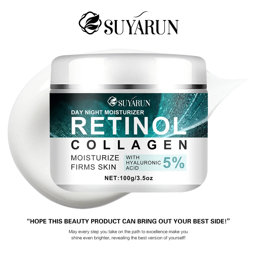 Hyaluronic Acid Moisturizing Cream, Deep Moisturizing Skin, Increase Skin Elasticity, Easy to Absorb, Non-Greasy, Transparent