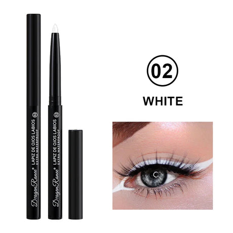 Matte Eyeliner Pencil Black White Blue Green Cream Waterproof
