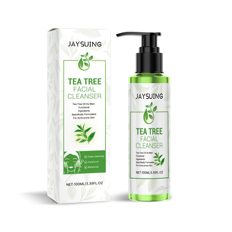 Tea Tree Cleansing Gel Exfoliation Remove Facial Dirt Preventing Blackheads Relieve Skin Sensitivity Moisturizing Face Cleanser