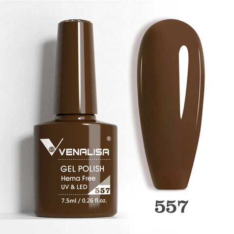 VIP5 Venalisa Nail Gel Polish Jelly Color HEMA/TPO FREE Nude Pink Semi Permanent Soak Off UVLED Gel Polish Sparkle Gel Varnish
