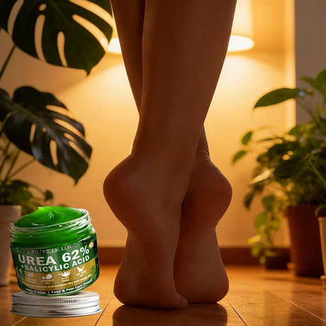 Yuitikue 62% Urea + Salicylic Acid Foot Cream, 100g Deep Moisturizing Cream for Dry & Rough Hand & Foot Care