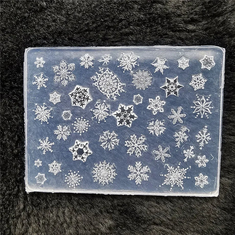 1pc Butterfly Sweater Snowflake 3D Acrylic Mold Photo Frame Silicone Nail Art Nails DIY Nail Art Templates Nails Mold