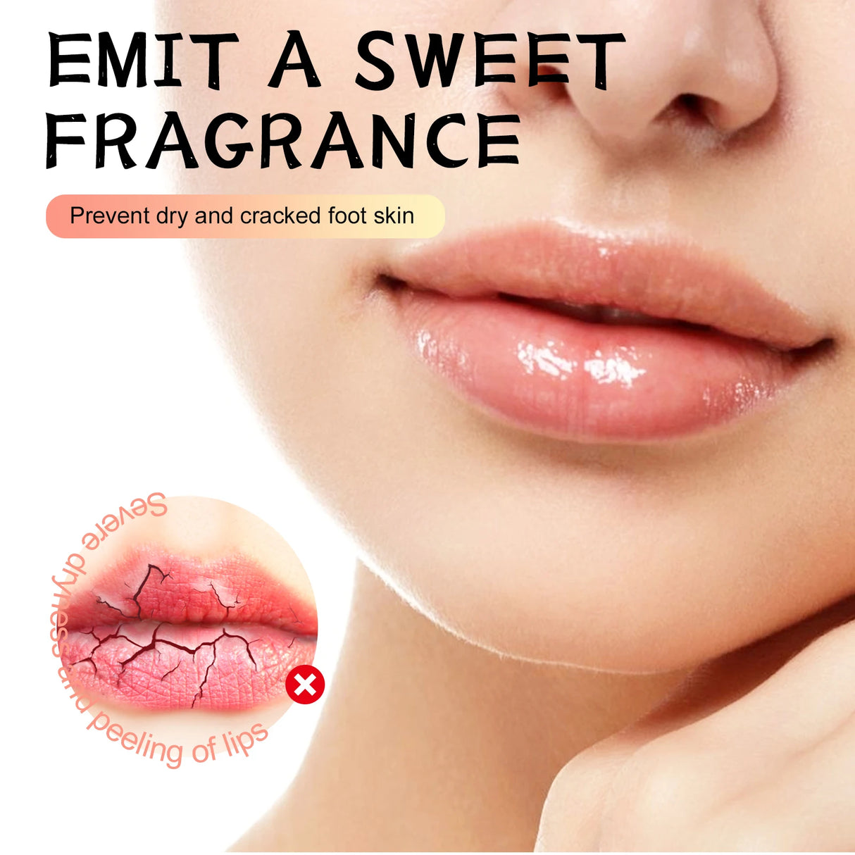 Lip Scrub Fruit Strawberry Orange Honey Brightening Lip Color Exfoliating Deep Cleaning Dead Skin Lipstick Moisturizing Lip Care