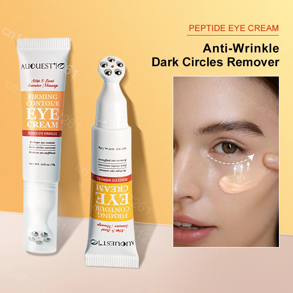 Peptide Anti Dark Circle Eye Cream Eye Bags Removal Caffeine Anti-Wrinkle Lifting Fine Lines Eye Cream Eyes Skin Care