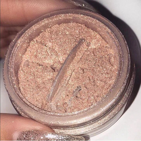 20 Color Highlighters Diamond Glow Powder Makeup Bronzer High Pigment Contour face dust Loose Powder for brown skin La Peach