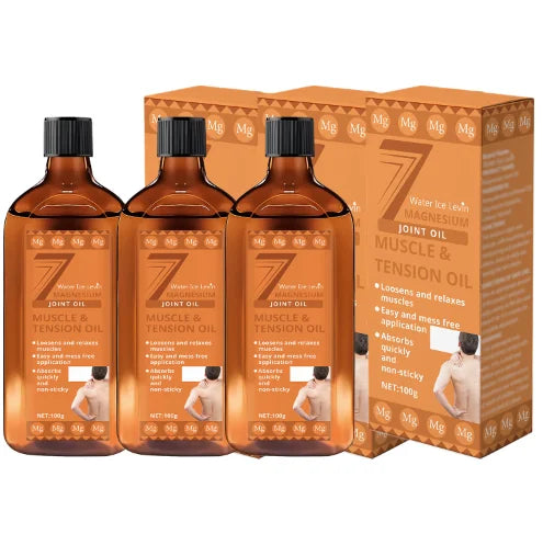 7 Magnesium Joint Oil: Light Texture, Loosens Muscles, Absorbs Fast/Non-Sticky, Daily Use Boosts Skin Elasticity