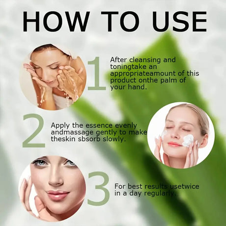 45g Aloe Vera Facial Firming Cream, Natural Aloe Vera Essence, Gentle and Skin-Friendly, Effectively Reduces Fine Lines, Tightens Skin, and Moisturizes Skin