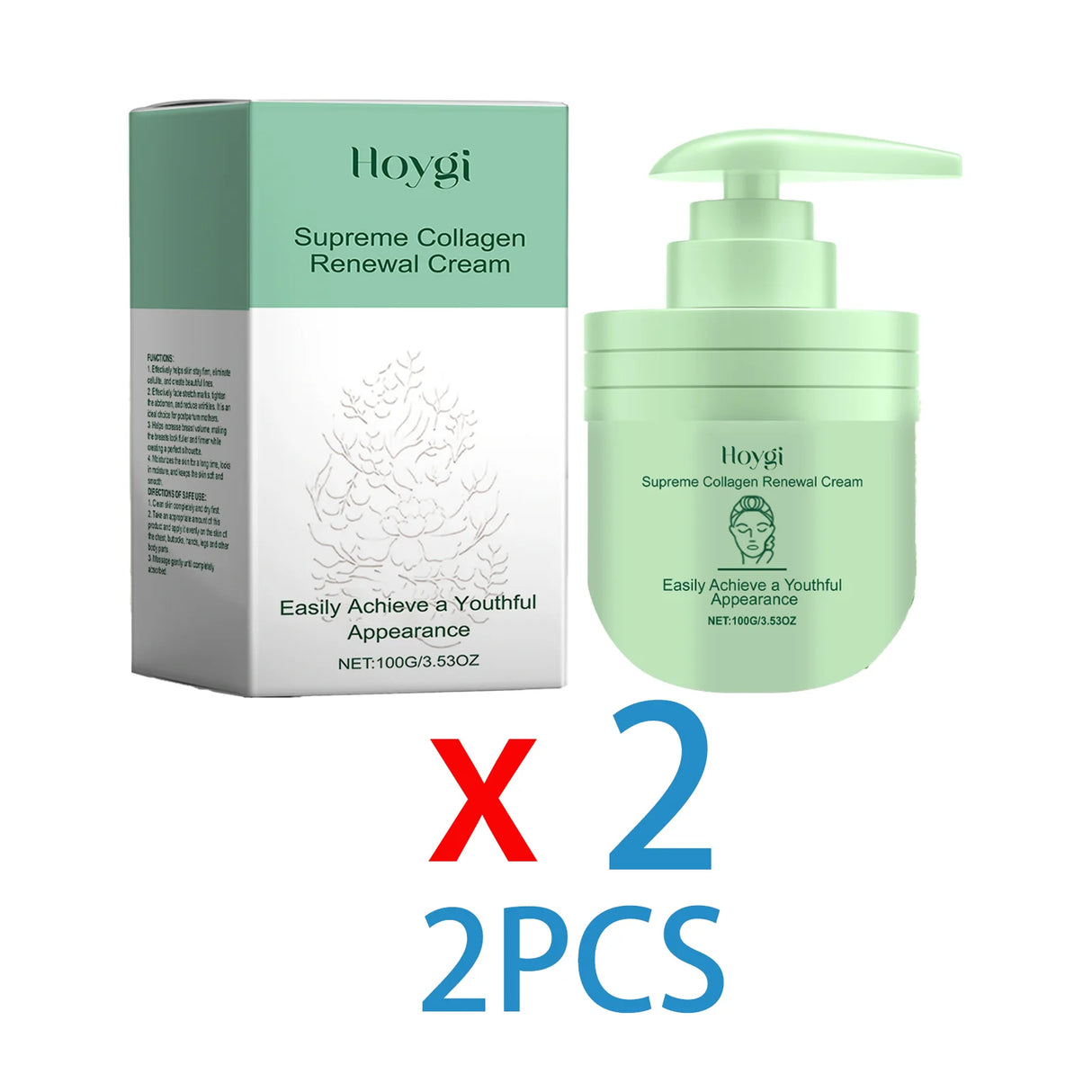 Hoygi Collagen Body Lotion for Dry Skin Hydrating Firming Cream with Niacinamide Smooth Skin Daily Moisturizer for Women 100g