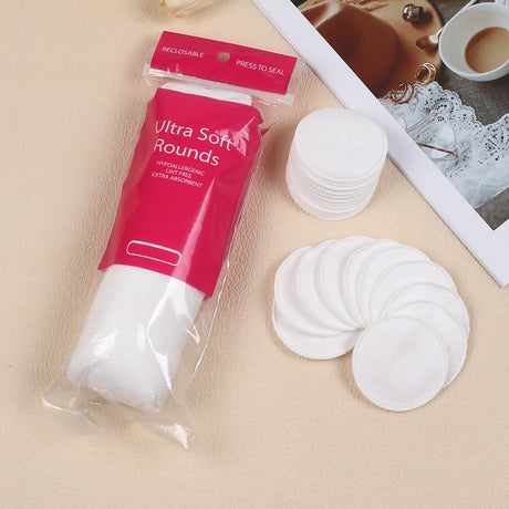 100/200/300/500Pcs/Pack Cotton Rounds Cosmetic Cotton Pads Round Ultra Soft for Makeup Removal Skin Care Facial Cleaning