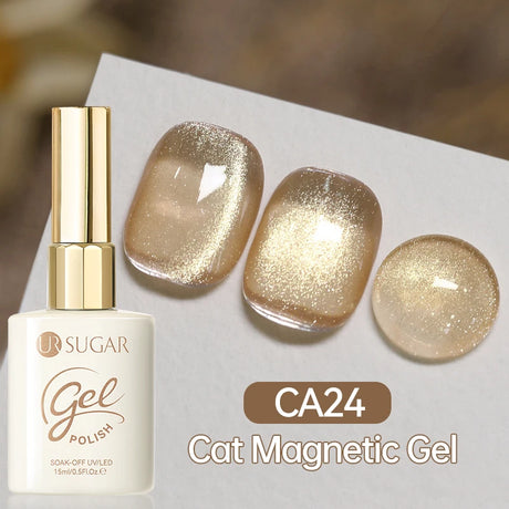UR SUGAR 15ml Cat Magnetic Gel Nail Polish 30 Colors Semi Permanent Magnetic Gel UV/LED Soak Off Painting Vanrish Design