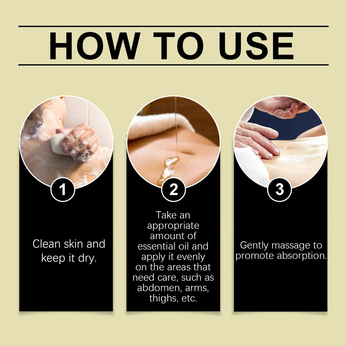 Firming Skin Tightening Oil Replenish Collagen Anti Cellulite Moisturizing Nourishing Soft Relaxing Smoothing Body Massage Oil