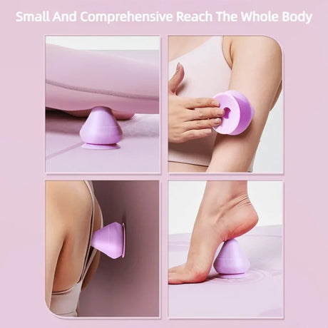 Suction Cup Wall Massager – Fascia Cone for Back, Arm, Foot Muscle Relaxation & Trigger Point, Multi-Function Design