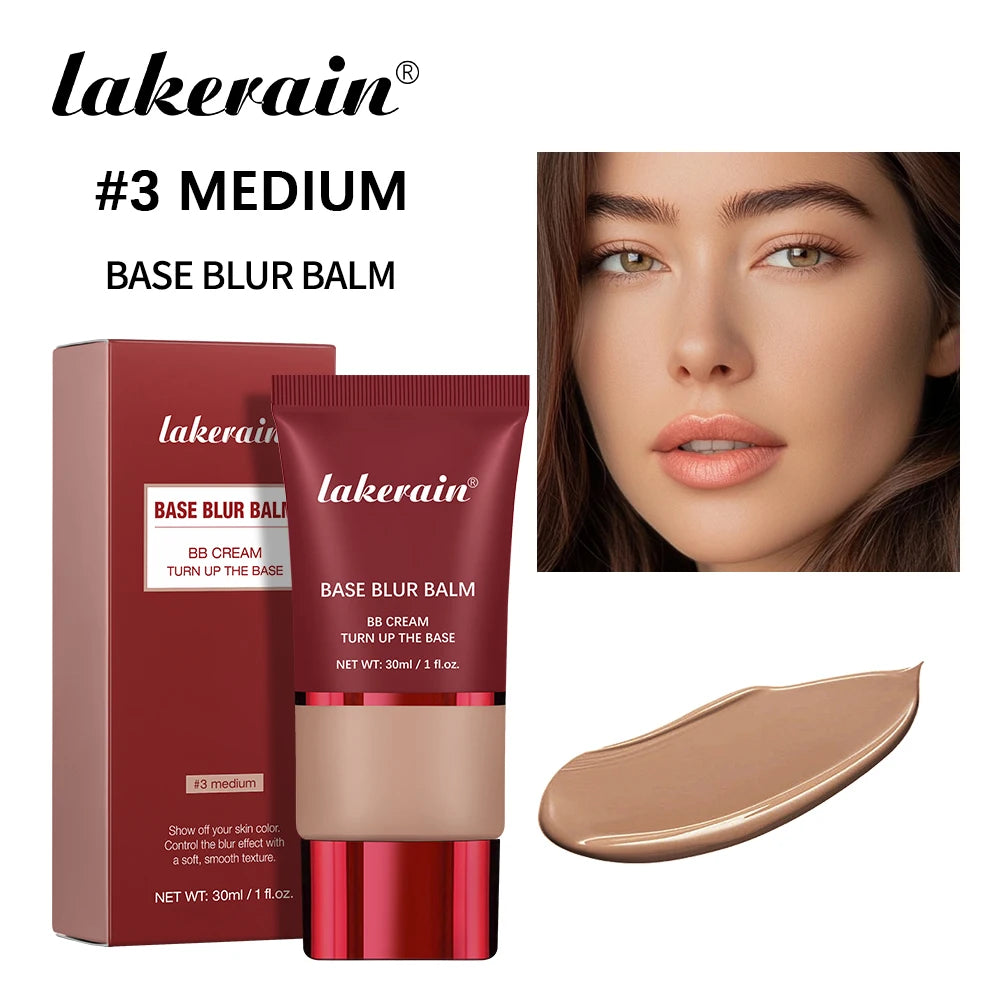Base Blurring Foundation 5Colors Long Lasting 24H Control Oil Smooth Matte Balancing Shine Base Bronze Cosmetics Makeup