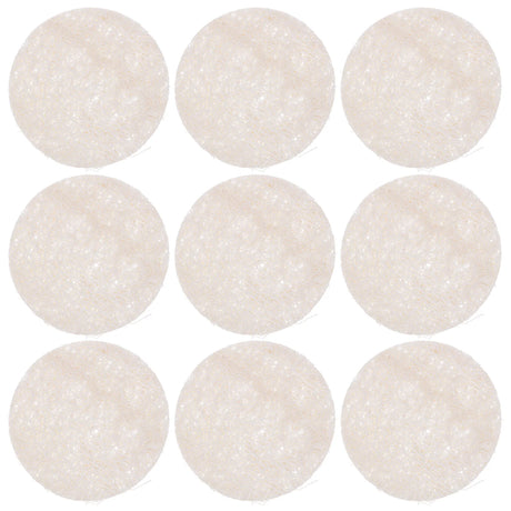 18Pcs Natural Loofah Sponge Exfoliating Face Scrubber Body Wash Pads Bath Brush Sponges Facial Cleanser Skincare Tools Body