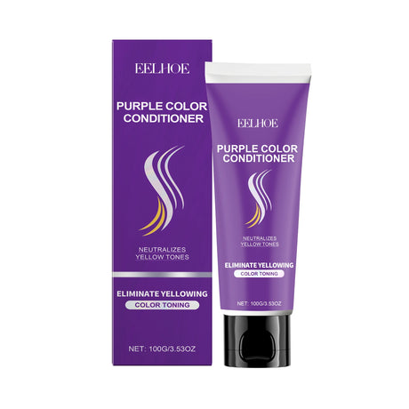 Purple Shampoo, Long-Lasting Color Care, Daily Nourishing, Smooth and Moisturizing Hair, Purple Shampoo