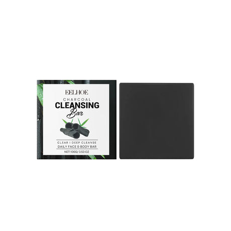 EELHOE Bamboo Charcoal Clean Soap Remove Blackheads Clean Dirt Oil Control Moisturize Shrink Pores Exfoliate Facial Cleans Soap