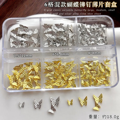 Conch Shell Coconut Tree Mermaid Tail Star Butterfly Heart Rhinestone Bowknot Christmas Snowflake Nail Art Accessory Decorations