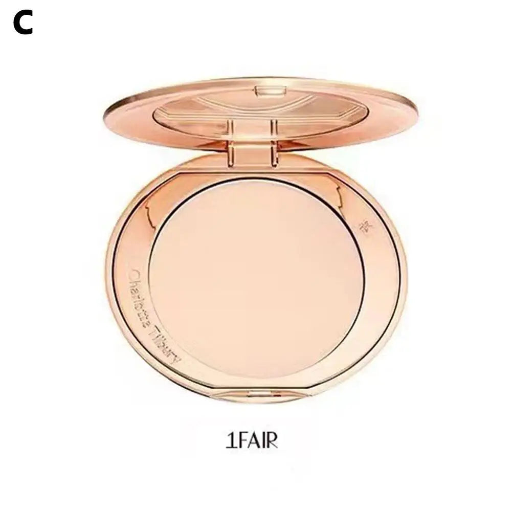 Soft Focus Pressed Powder Long Lasting Oil Control Setting Powder for Women Matte Texture Face Foundation Makeup Tool