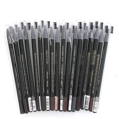 1pcs Long-lasting Waterproof Eyebrow Pencil Off with Brush Microblading Permanent Makeup Tools Pull Cord Peel-off Brow Pencil