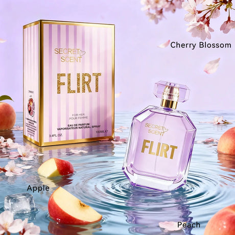 3.4fl Oz Women's Eau De Parfum - Love Spell Super Fresh Sweet Peach Aroma- With Peach, Cherry Blossom, and Red Apple- Medium Int