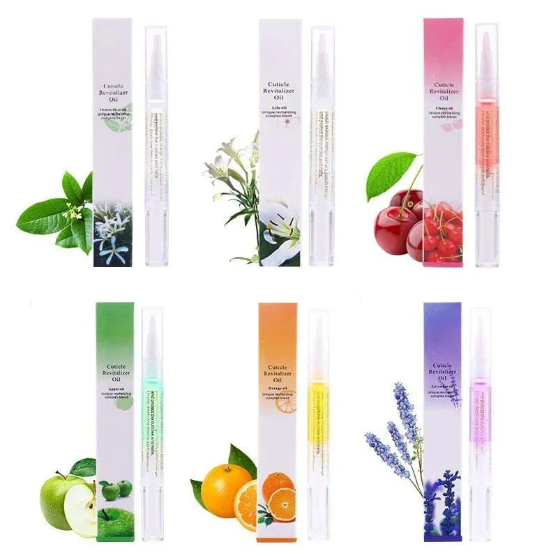 Nail Nutritional Oil Pen 9 Scent Nail Care Cuticle Regeneration Oil Preventive Nail Nail Polish Nourishing Skin Pen