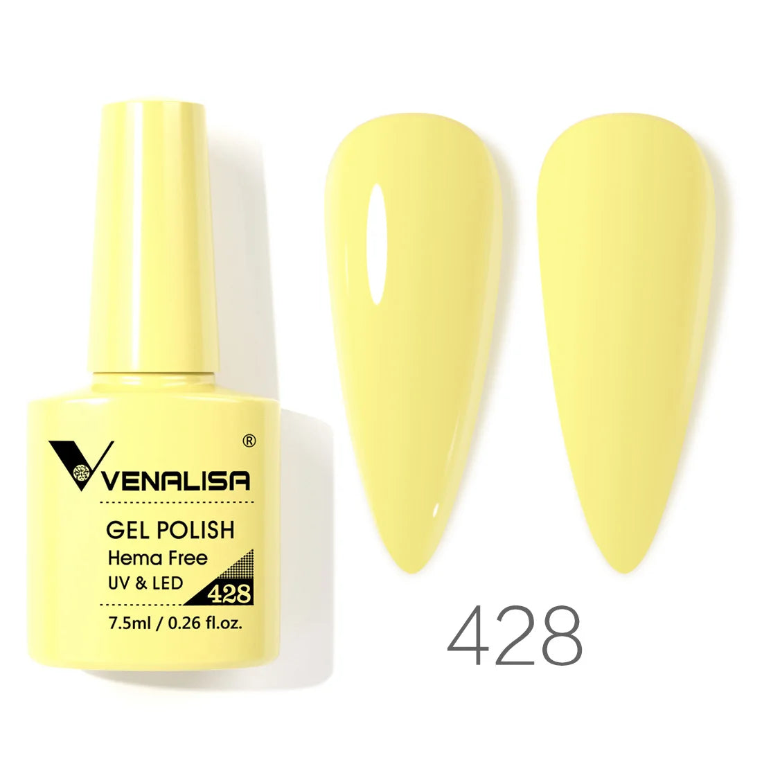 VIP5 Venalisa Nail Gel Polish Jelly Color HEMA/TPO FREE Nude Pink Semi Permanent Soak Off UVLED Gel Polish Sparkle Gel Varnish