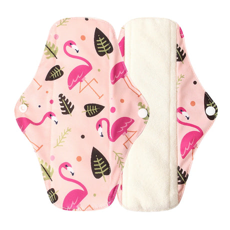 Washable Menstrual Pad Panty Liner Reusable Cloth Sanitary pad Hygienic and Soft Washable Charcoal Menstrual