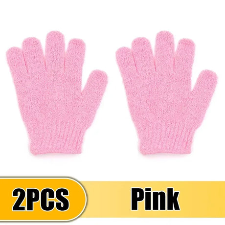 1/2Pcs Five Fingers Bath Gloves Peeling Exfoliating Household Shower Towel Scrub Body Wash Elastic Wipe Back Body Cleaning Tools