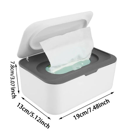 Wipes Dispenser Dustproof Tissues Wipes Case with Lids Multifunctional Baby Wipe Holder Large Capacity Sealing Container Case