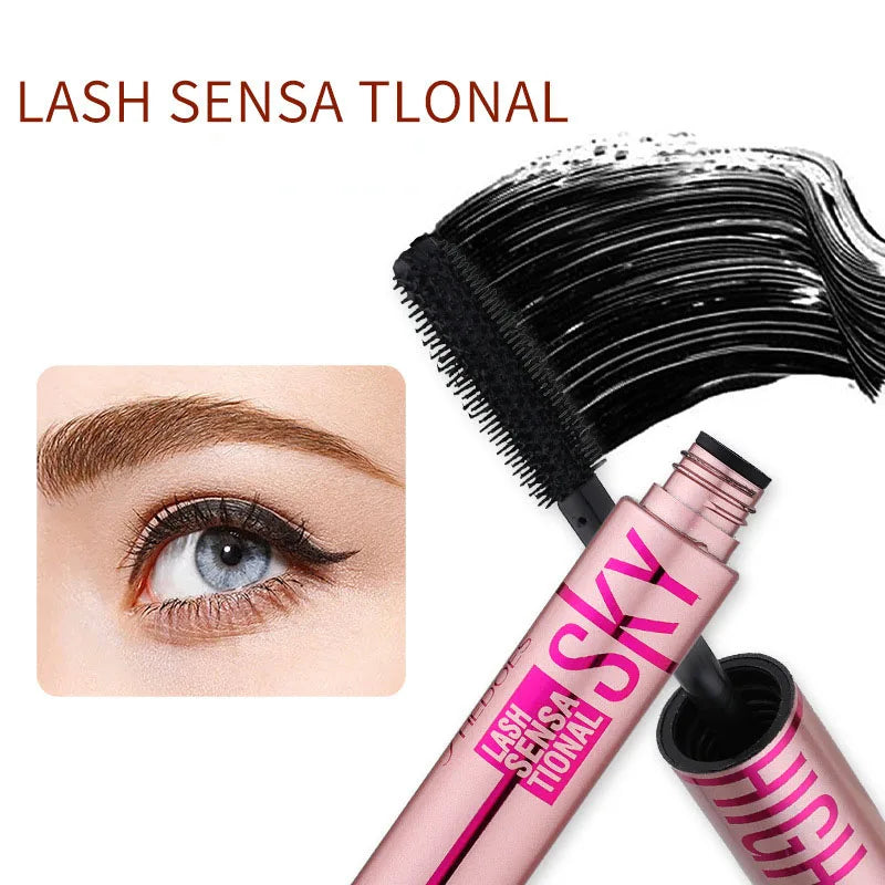 Pink Slender Eye Black, Waterproof and Sweat Proof, Not Easy to Smudge, Easy to Apply to Create Curly Natural Eyelashes