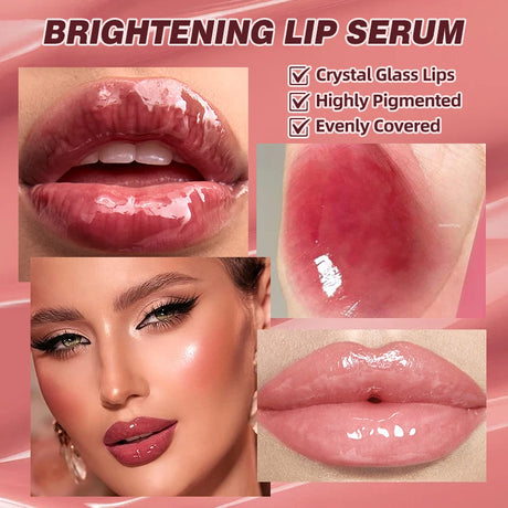 Mirror Lip Gloss, Lightweight Texture, Waterproof and Moisturizing, Long-Lasting Luster, Natural Makeup Effect